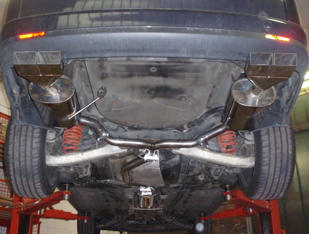 Friedrich Motorsport 63.5mm Diesel-Partikelfilter-Ersatzrohr Edelstahl