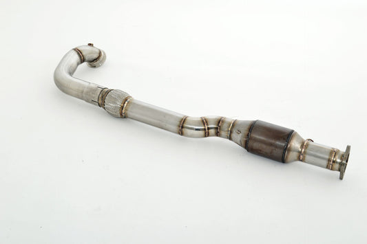Friedrich Motorsport 76mm Downpipe mit 200 Zellen HJS Sport-Kat. Edelstahl