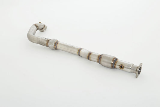 Friedrich Motorsport 76mm Downpipe mit 200 Zellen Sport-Kat. Edelstahl