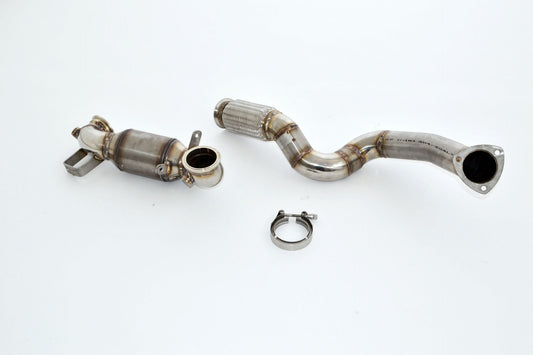 Friedrich Motorsport 76mm Downpipe mit 200 Zellen HJS Sport-Kat. Opel Astra K