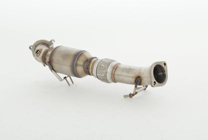Friedrich Motorsport 76mm Downpipe mit 200 Zellen HJS Sport-Kat. Edelstahl