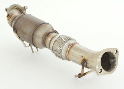 Friedrich Motorsport 76mm Downpipe mit 200 Zellen HJS Sport-Kat. Edelstahl