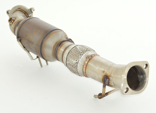 Friedrich Motorsport 76mm Downpipe mit 200 Zellen HJS Sport-Kat. Edelstahl