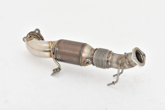 Friedrich Motorsport 76mm Downpipe mit 200 Zellen HJS Sport-Kat. Ford Focus IV 5-Türer DEH ST