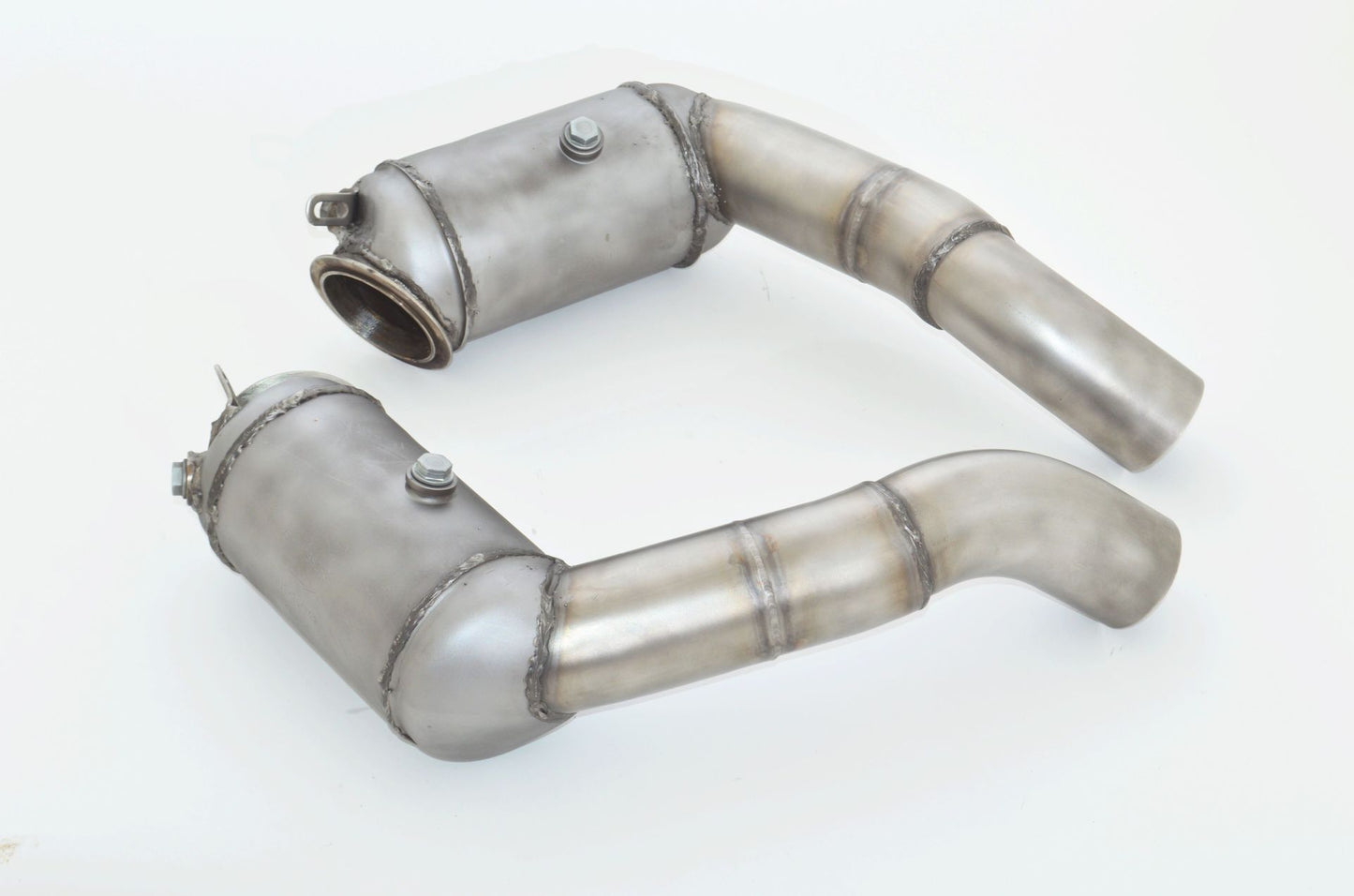 Friedrich Motorsport 76mm Downpipe-Satz mit 200 Zellen HJS Sport-Kat. Edelstahl