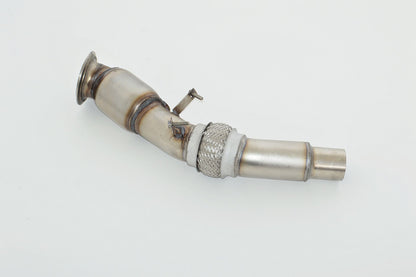 Friedrich Motorsport 76mm Downpipe mit 200 Zellen Sport-Kat. Edelstahl