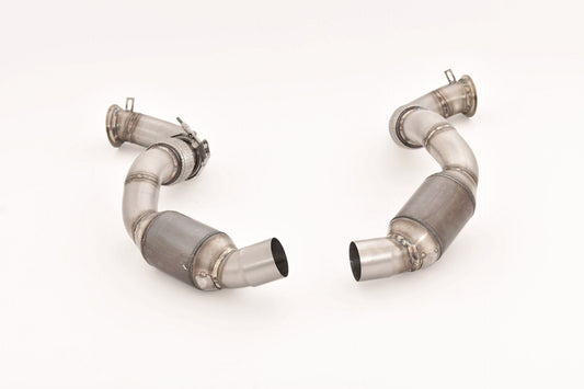Friedrich Motorsport 76mm Downpipe-Satz mit 200 Zellen HJS Sport-Kat. Edelstahl