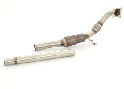 Friedrich Motorsport 76mm Downpipe mit 200 Zellen HJS Sport-Kat. Edelstahl