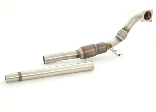 Friedrich Motorsport 76mm Downpipe mit 200 Zellen HJS Sport-Kat. Edelstahl