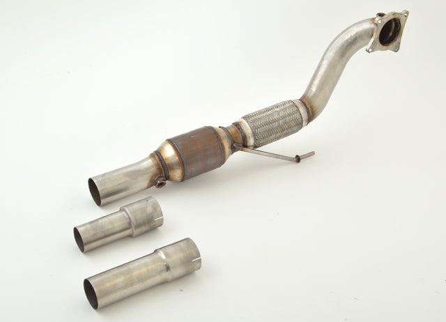 Friedrich Motorsport 76mm Downpipe mit 200 Zellen HJS Sport-Kat. VW Polo 6R WRC
