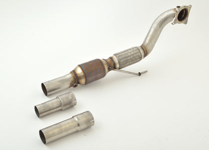 Friedrich Motorsport 76mm Downpipe mit 200 Zellen HJS Sport-Kat. VW Polo 6R WRC
