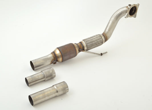 Friedrich Motorsport 76mm Downpipe mit 200 Zellen HJS Sport-Kat. VW Polo 6R WRC