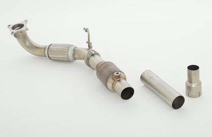 Friedrich Motorsport 76mm Downpipe mit 200 Zellen HJS Sport-Kat. VW Golf VI R Allrad