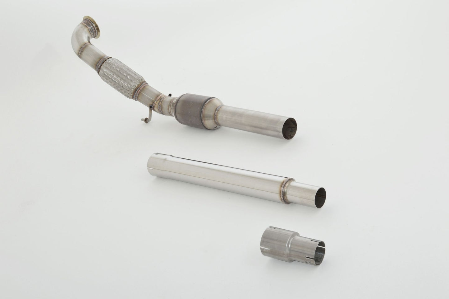 Friedrich Motorsport 76mm Downpipe mit 200 Zellen HJS Sport-Kat. Edelstahl