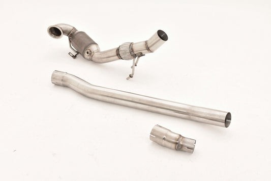 Friedrich Motorsport 76mm Downpipe mit 200 Zellen HJS Sport-Kat. Edelstahl