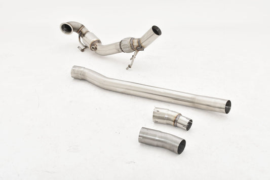 Friedrich Motorsport 76mm Downpipe mit Sport-Kat. Edelstahl