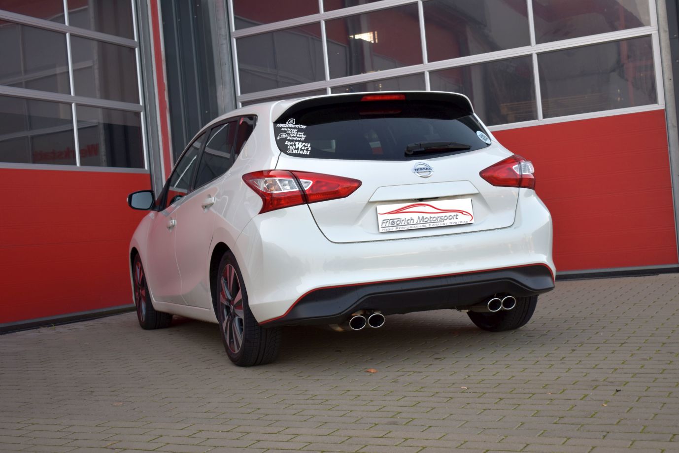 Friedrich Motorsport 76mm Duplex-Anlage Nissan Pulsar C13