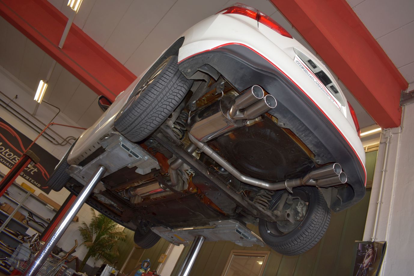 Friedrich Motorsport 76mm Duplex-Anlage Nissan Pulsar C13