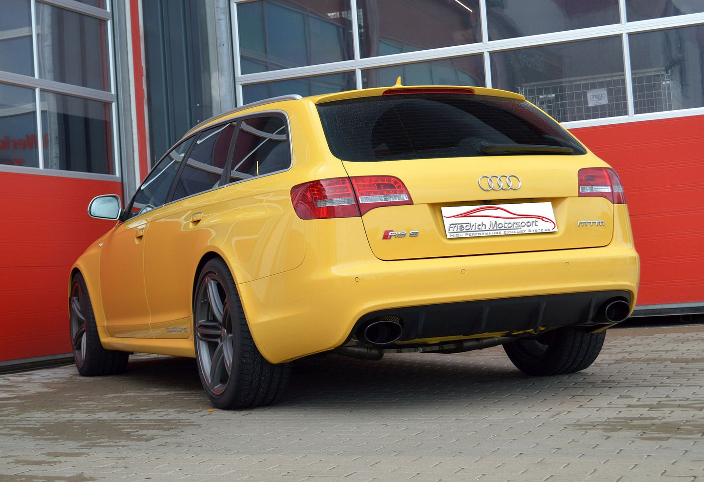 Friedrich Motorsport 2x76mm Duplex-Anlage Audi RS6 4F Quattro