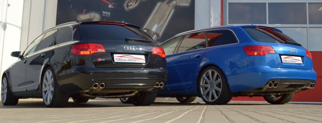 Friedrich Motorsport 2x76mm Duplex-Anlage Audi S6 4F Quattro