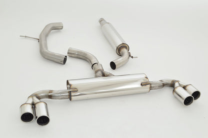 Friedrich Motorsport 76mm Duplex-Anlage Audi TT 8J Frontantrieb
