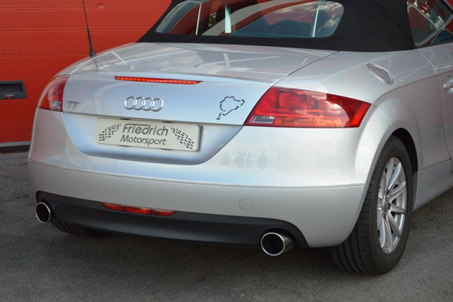 Friedrich Motorsport 76mm Duplex-Anlage Audi TT 8J Frontantrieb