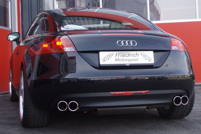 Friedrich Motorsport 76mm Duplex-Anlage Audi TT 8J Frontantrieb