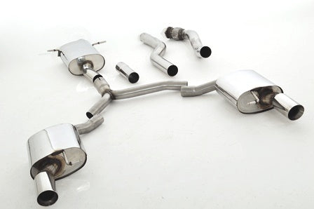 Friedrich Motorsport 76mm Duplex-Anlage Edelstahl