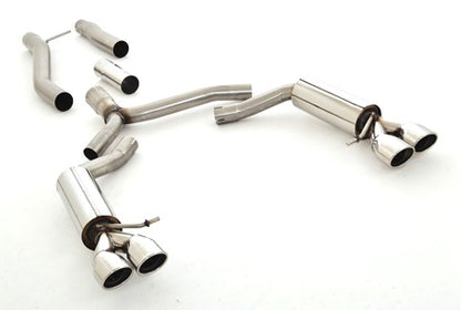 Friedrich Motorsport 76mm Duplex-Anlage Edelstahl