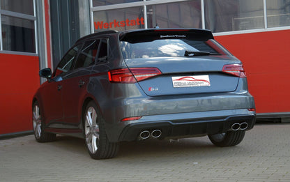 Friedrich Motorsport 76mm Duplex-Anlage mit originaler Klappensteuerung Audi S3 8V Sportback Quattro