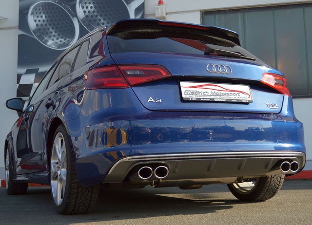 Friedrich Motorsport 76mm Duplex-Anlage Audi A3 8V Sportback Quattro