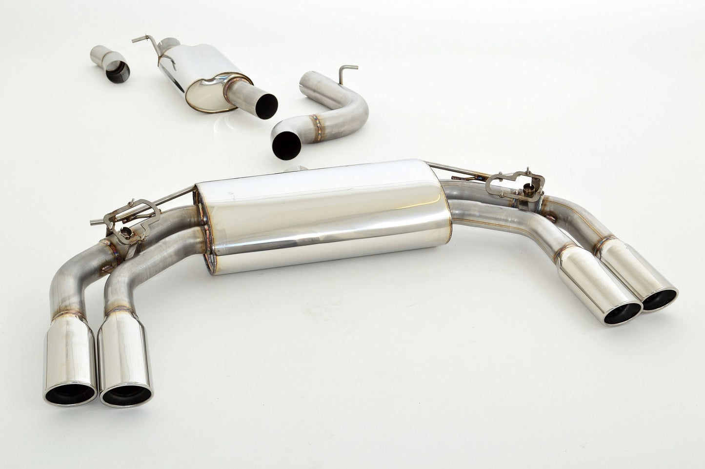 Friedrich Motorsport 76mm Duplex-Anlage mit originaler Klappensteuerung Audi S3 8V Limousine Quattro