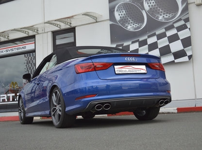 Friedrich Motorsport 76mm Duplex-Anlage mit originaler Klappensteuerung Audi S3 8V Cabrio Quattro