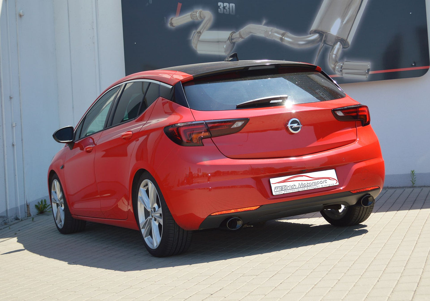 Friedrich Motorsport 76mm Duplex-Anlage Opel Astra K 5-Türer