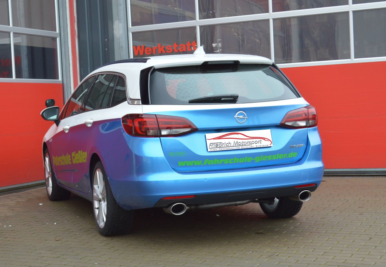 Friedrich Motorsport Gruppe A Duplex-Anlage Opel Astra K Sports Tourer