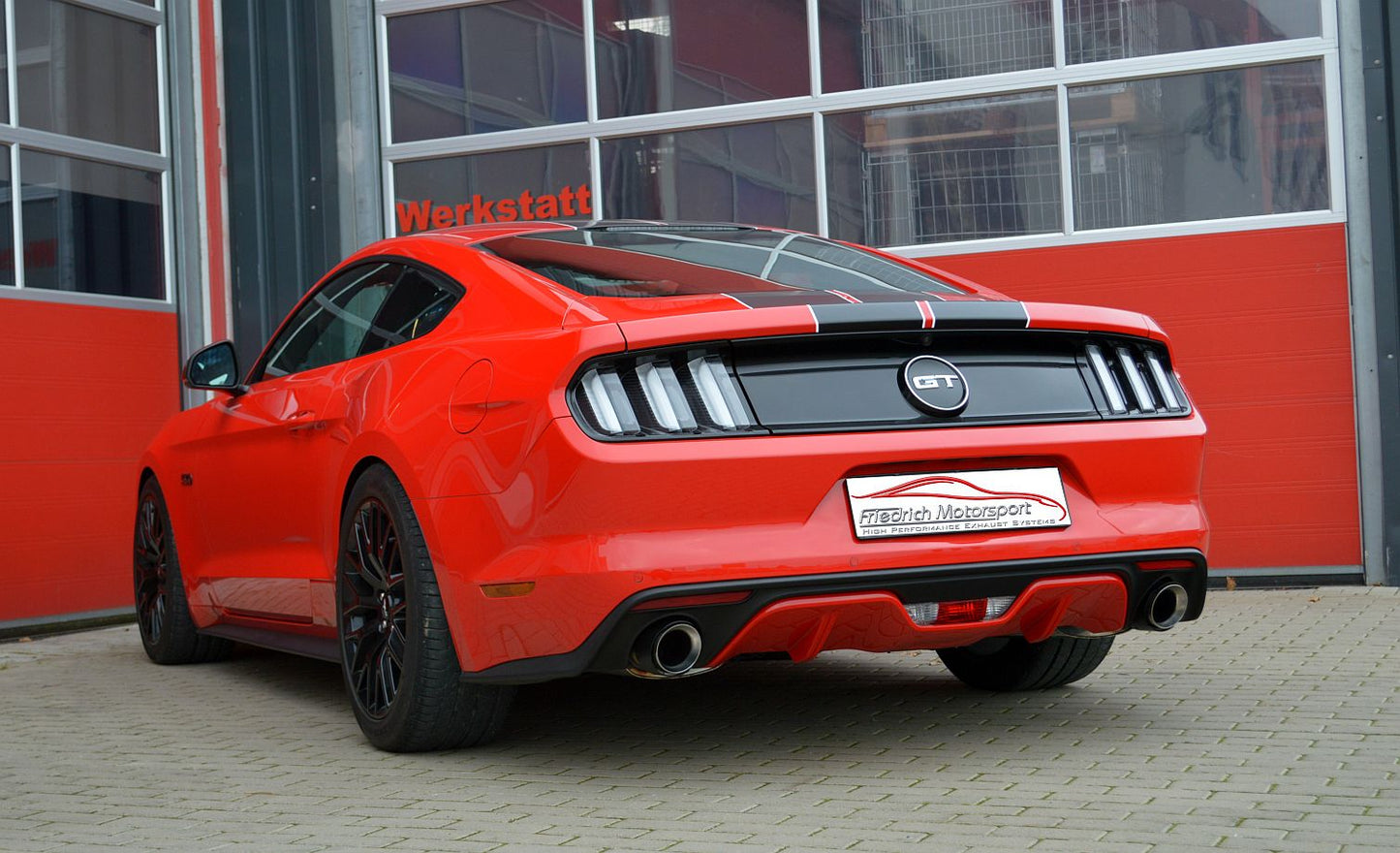 Friedrich Motorsport 76mm Duplex-Anlage mit Klappensteuerung Ford Mustang Coupe