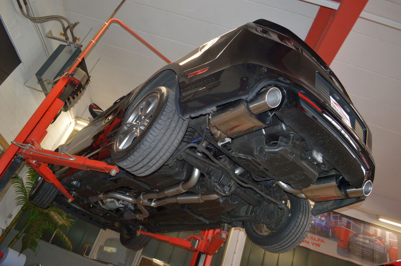 Friedrich Motorsport 76mm Duplex-Anlage mit Klappensteuerung Ford Mustang 5 Facelift (S197)