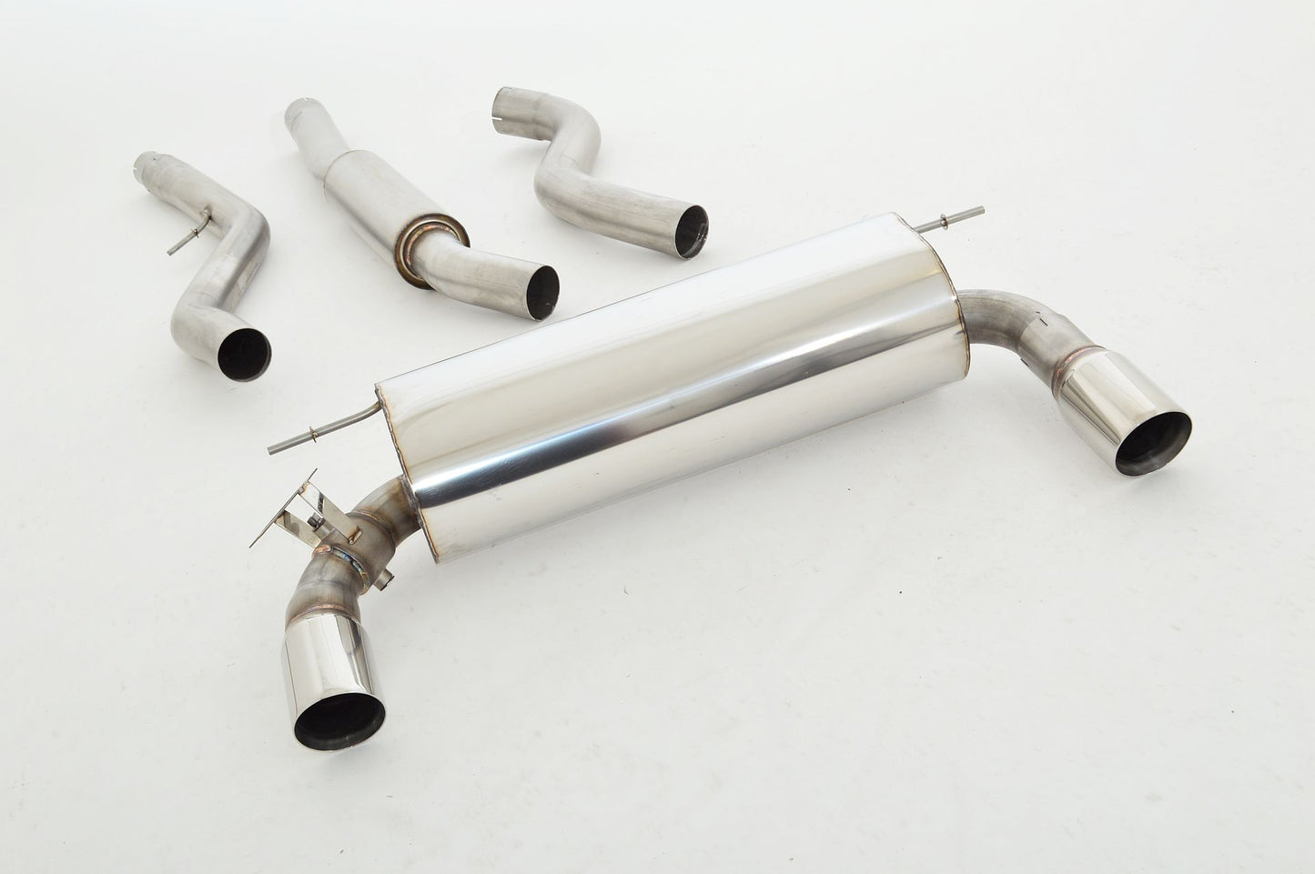 Friedrich Motorsport 76mm Duplex-Anlage Edelstahl