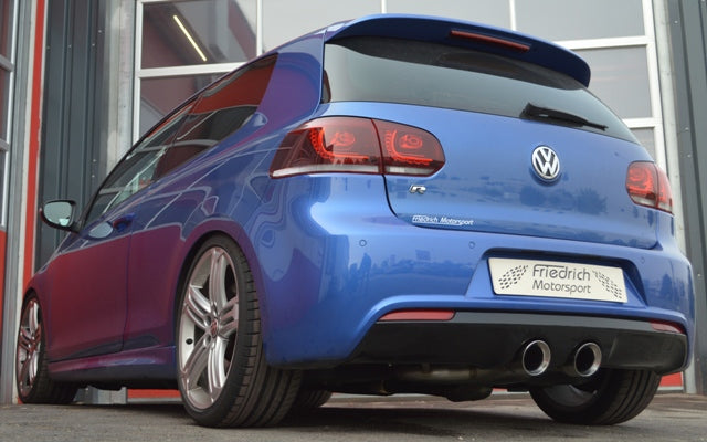 Friedrich Motorsport 3 Zoll (76mm) Duplexanlage VW Golf VI R Allrad