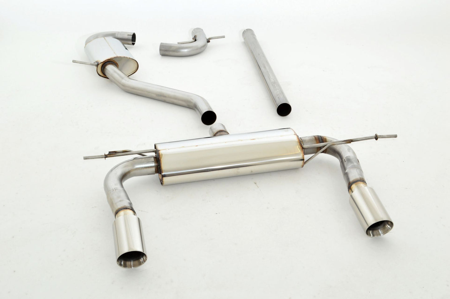 Friedrich Motorsport Gr.A Duplexanlage Edelstahl