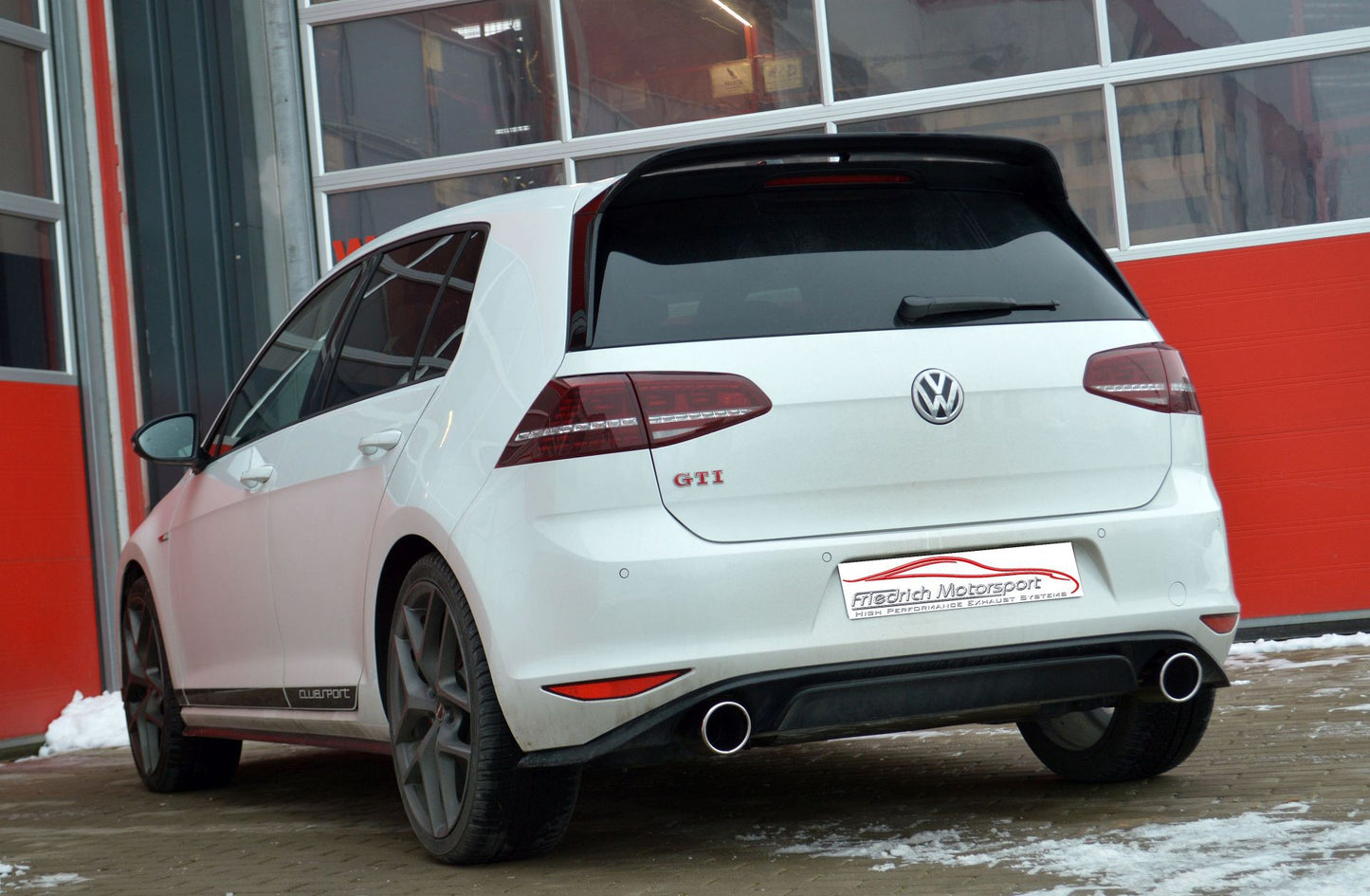 Friedrich Motorsport 76mm Duplex-Anlage VW Golf VII GTI Clubsport