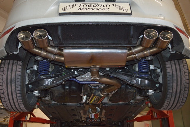 Friedrich Motorsport 76mm Duplex-Anlage mit originaler Klappensteuerung VW Golf VII R