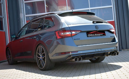 Friedrich Motorsport 76mm Duplex-Anlage mit originaler Klappensteuerung Skoda Superb 3V (3T)