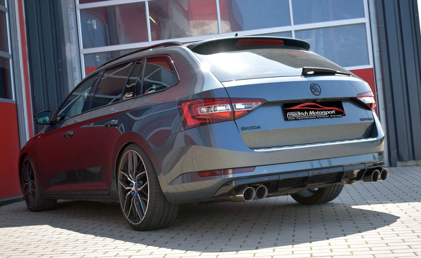 Friedrich Motorsport 76mm Duplex-Anlage Skoda Superb 3V (3T)