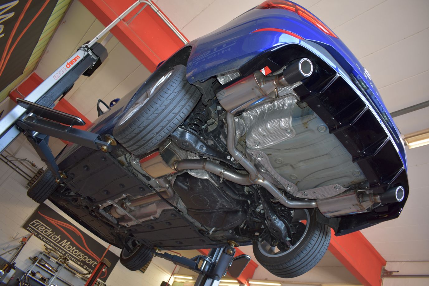 Friedrich Motorsport 76mm Duplex-Anlage Seat Leon 5F ST inkl. FR