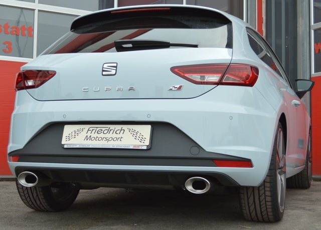 Friedrich Motorsport 76mm Duplexanlage Seat Leon 5F Cupra