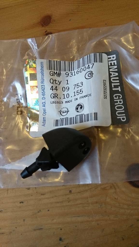 Vivaro Spritzdüse Frontscheibe neu original GM