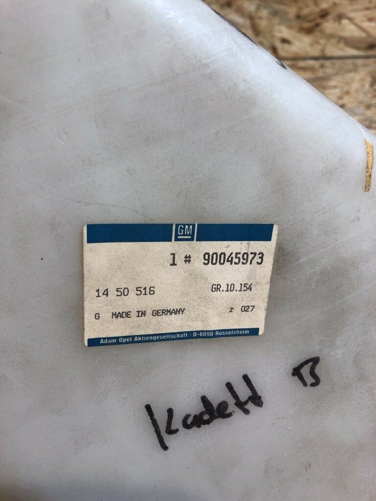 Opel Kadett B Wasserbehälter NEU Original GM