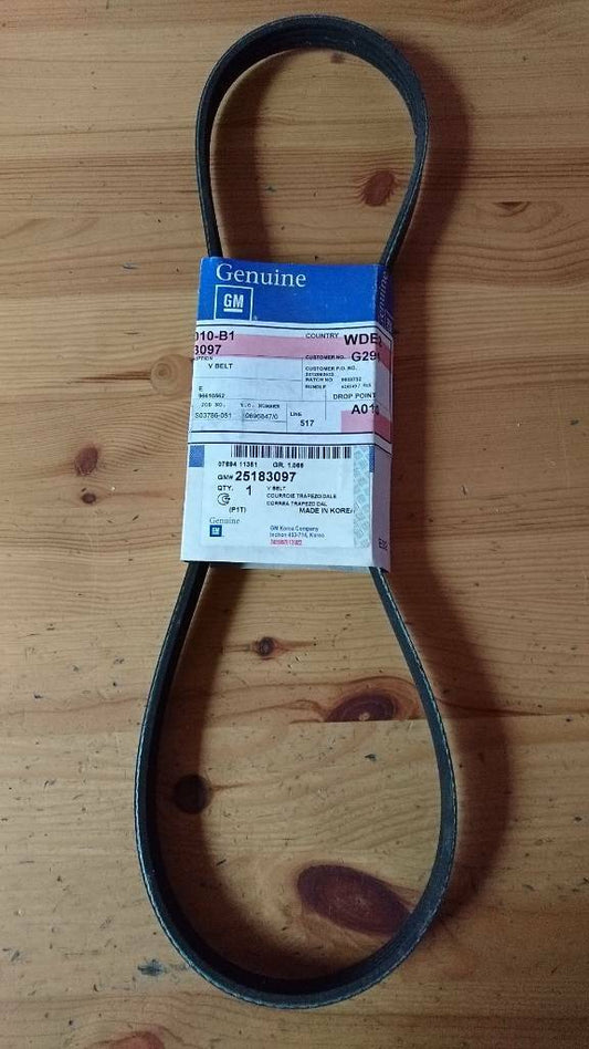 Chevrolet Aveo Keilriemen neu original GM
