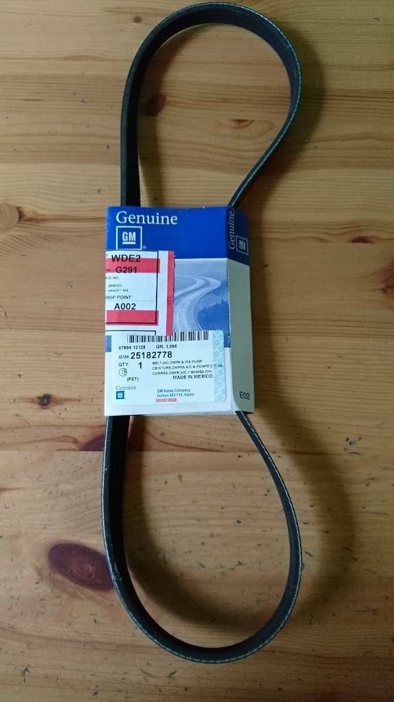 Chevrolet Spark M300 Keilriemen neu original GM